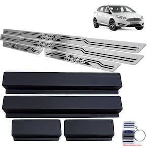 Soleira Ford Focus Titanium 2011 A 2020 Preto Baixo Relevo