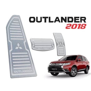 Pedaleiras + Descanso De Pé Outlander 2018/2020 Prata