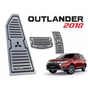 Pedaleiras + Descanso De Pé Outlander 2018/2020 Preto