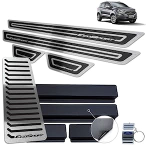 Soleira + Descanso Ecosport 2013 A 2020 Preto Alto Relevo