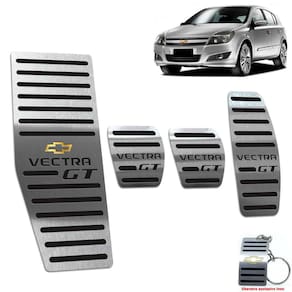 Pedaleira + Descanso Vectra Gt 2008 A 2011 Manual Preto