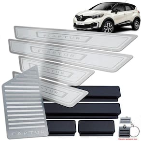 Soleira Com Descanso Captur 2017/2020 Prata Alto Relevo