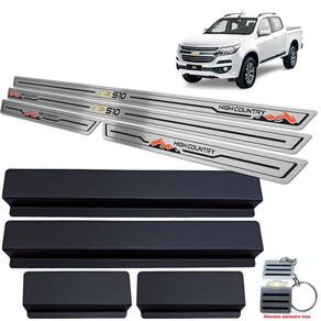 Soleira S10 High Country 2016 A 2021 Preto Baixo Relevo