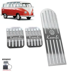 Pedaleiras Em Aço Inox Volkswagen Kombi 1950 A 1974 Prata