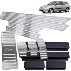 Pedaleira Soleira Descanso Prata Ford Focus 2000 A 2008