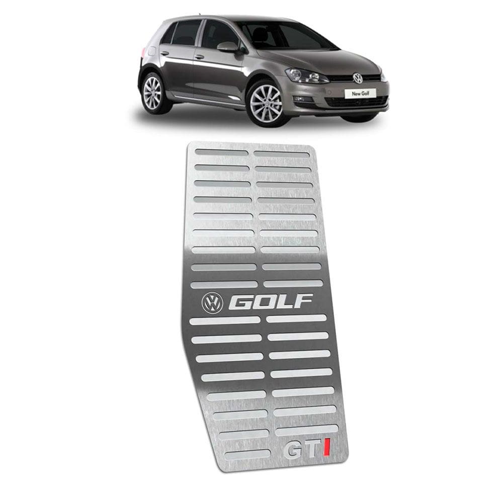 Descanso De Pé Em Aço Inox Prata Golf Gti 1999 A 2013