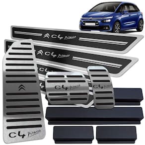 Descanso Pedaleira Soleira C4 Picasso 2016 A 2019 Preto