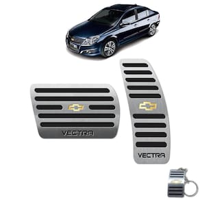 Pedaleiras Aço Inox Vectra 2006 A 2011 Automático