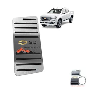 Descanso De Pé Chevrolet S10 High Country 2016 A 2021 Preto