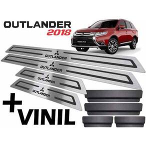 Soleiras Outlander 2018/2020 Com Vinil Preto Baixo Relevo
