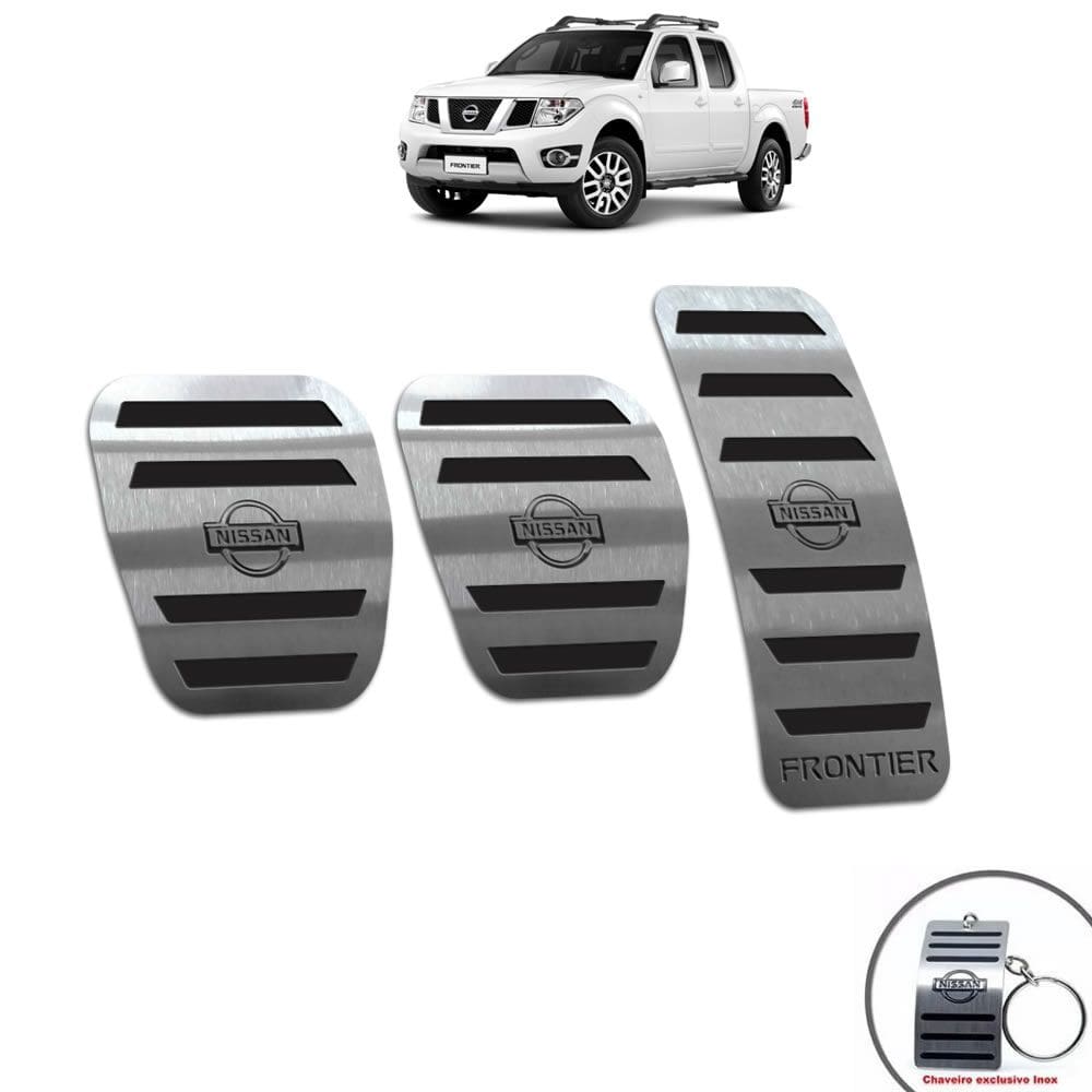 Pedaleiras Nissan Frontier 2005/2017 Preto Manual