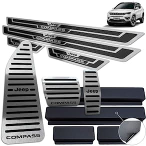 Soleira + Pedaleira + Descanso Compass 2017/2020 Preto AR