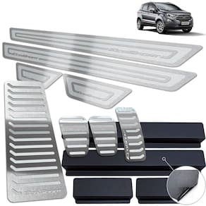 Soleira Pedaleira Manual Descanso Ecosport 2013 A 2020 Prata