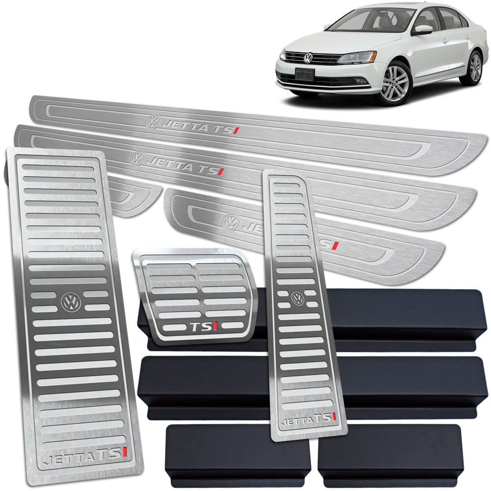 Soleira Pedaleira Automático Descanso Jetta Tsi Prata B.R I