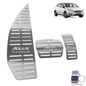 Descanso + Pedaleira Ford Focus Titanium 2011 A 2020 Prata