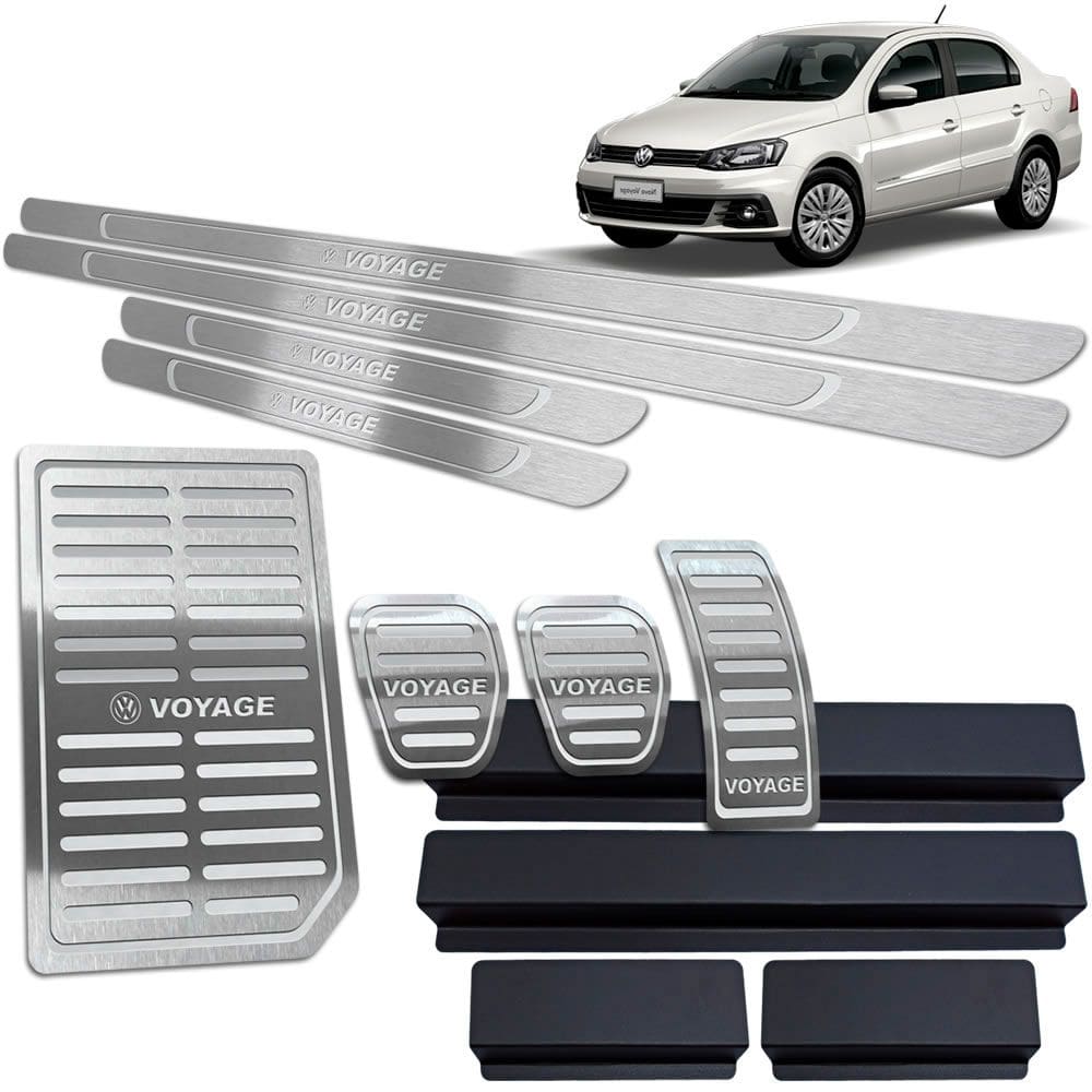 Soleira Pedaleira Manual Descanso Voyage 2010 A 20 Prata Br