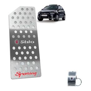 Descanso De Pé Em Inox Fiat Stilo Sporting 2007 A 2011 Prata