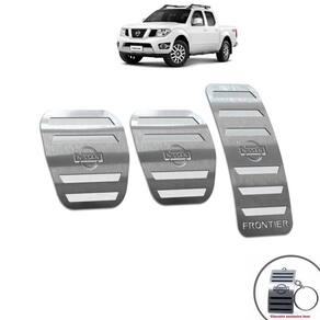 Pedaleiras Nissan Frontier 2005/2017 Prata Manual