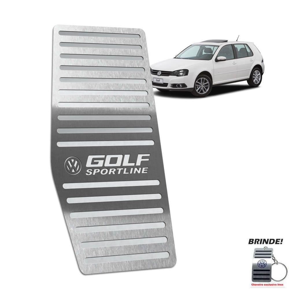 Descanso de Pé Em Aço Inox Golf Sportline Até 2014 Prata