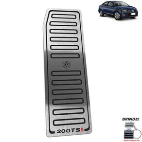 Descanso De Pé Aço Inox Virtus 200 Tsi 2018 A 2020 Preto