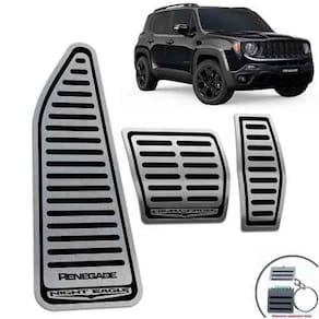 Pedaleiras + Descanso Jeep Renegade Night Eagle Preto