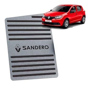 Descanso De Pé Sandero 2014/2019 Preto Aço Inox