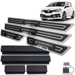 Soleiras Sandero Gt Line 2014 A 2022 Preto Alto Relevo