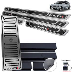 Soleiras Com Vinil + Descanso Polo 200 Tsi 18/2020 Preto AR