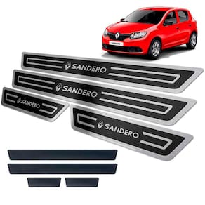 Soleiras + Vinil Alto Relevo Sandero 2014/2019 Preto