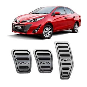 Pedaleiras Manual Toyota Yaris 2018 2019 Preto