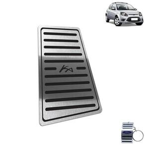 Descanso de Pé Ford Ka 2008 A 2013 Aço Inox Preto