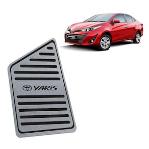 Descanso De Pé Toyota Yaris 2018 2019 Aço Inox Preto