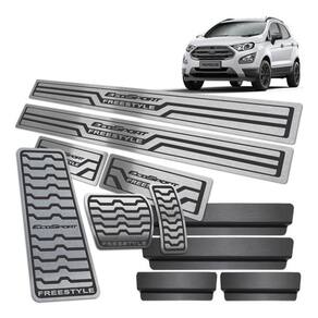 Soleira Pedaleira Descanso Ecosport Freestyle 2013 20 Preto