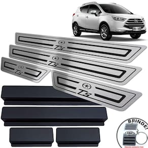 Soleiras Jac T5 2016 A 2019 Com Vinil Preto Baixo Relevo