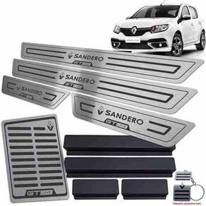 Descanso + Soleiras Sandero Gt Line 2014 A 2022 Preto BR