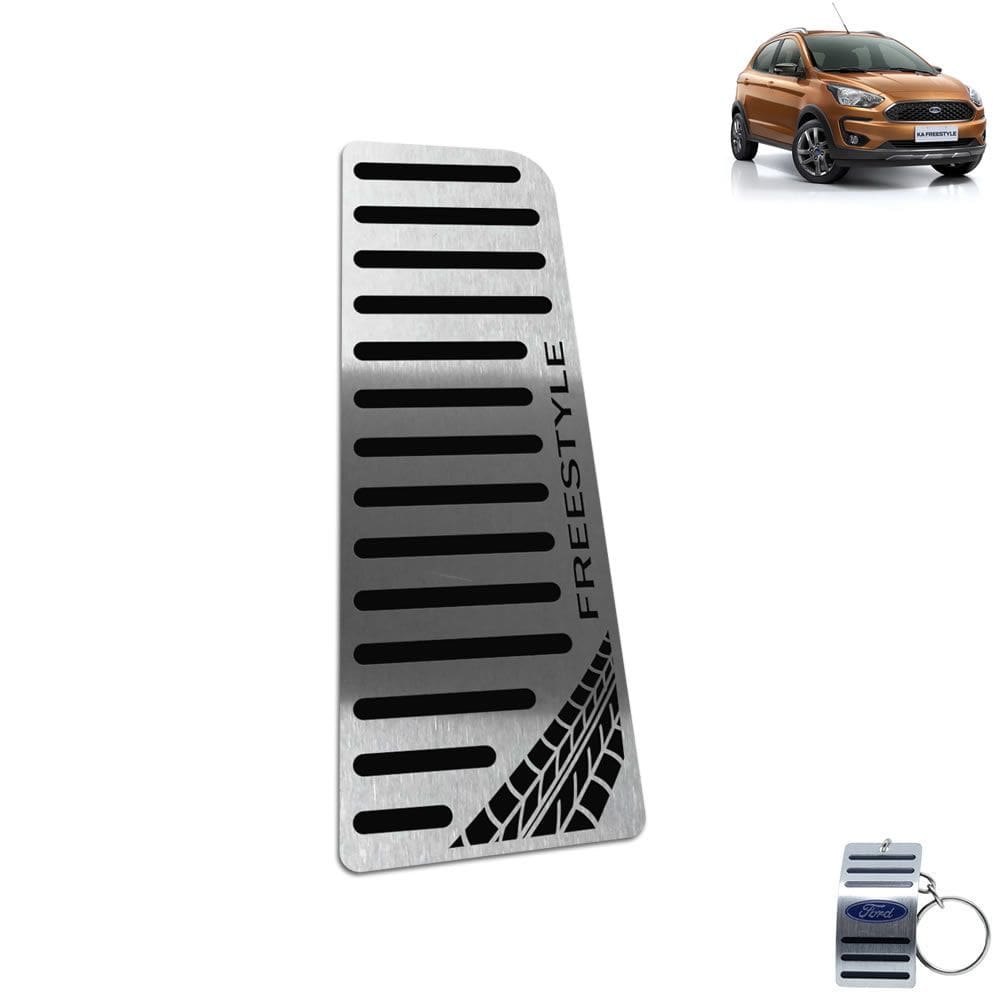 Descanso de Pé Aço Inox Ford Ka Freestyle Preto