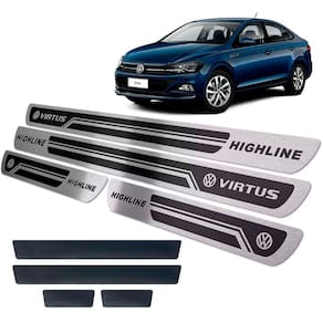 Soleira Alto Relevo Virtus Highline 2018/2020 + Vinil Preto