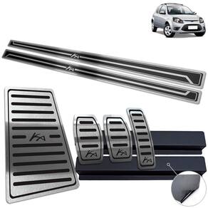 Descanso Soleira Pedaleira Ford Ka 2008 A 2013 Preto