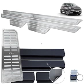 Descanso Soleira Inox Ford Ka Titanium Prata Alto Relevo