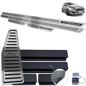 Soleira + Descanso Preto New Fiesta Titanium 2014 A 2019