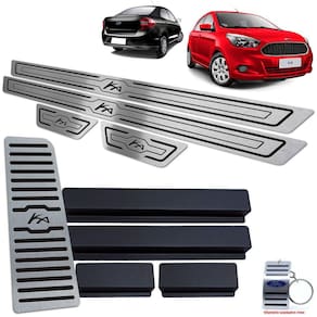 Soleiras + Vinil Descanso Ford Ka 2014/2020 Preto