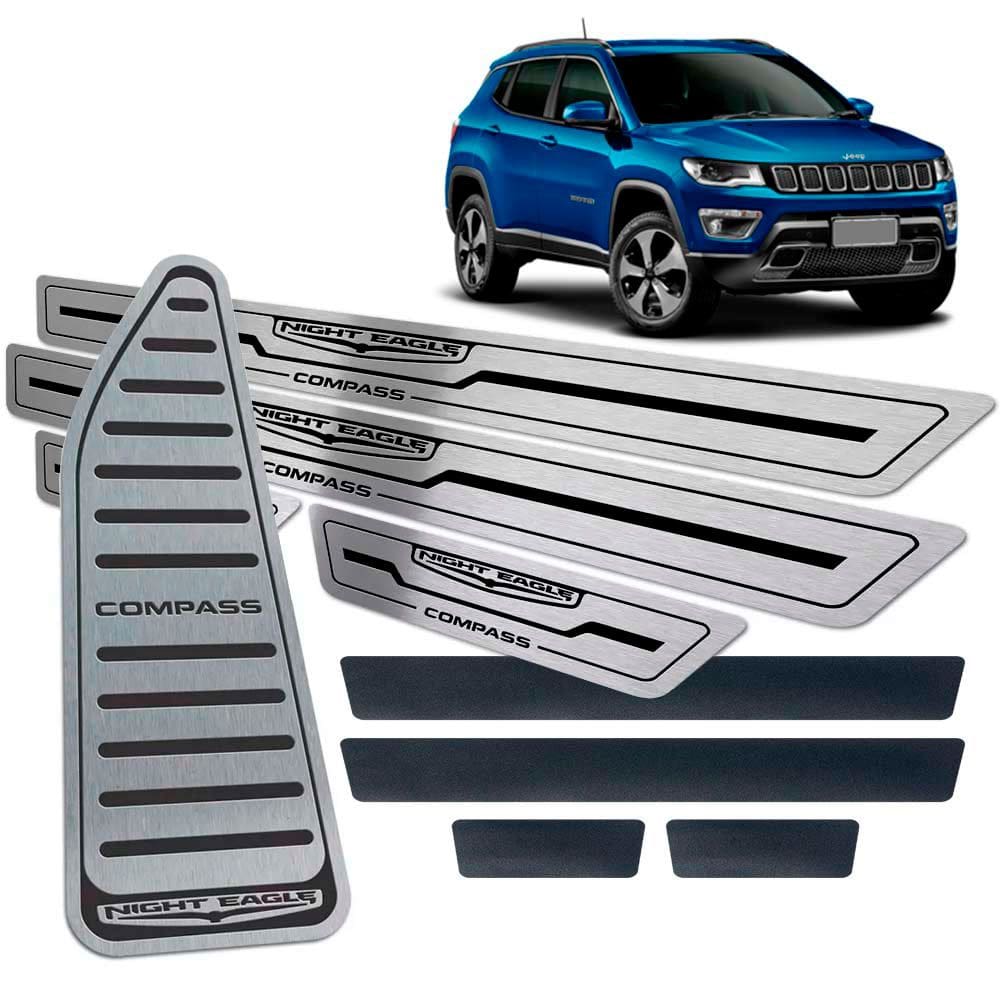 Soleiras Vinil + Descanso Compass Night Eagle Preto