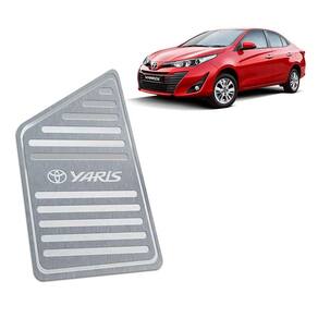 Descanso De Pé Toyota Yaris 2018 2019 Aço Inox Prata