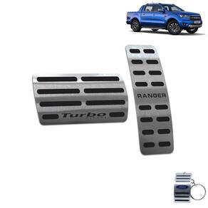Pedaleira Automático Ford Ranger Turbo 2017 A 2020 Preto
