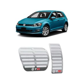 Pedaleiras Automático Volkswagen Golf Tsi 2014/2019 SI Prata