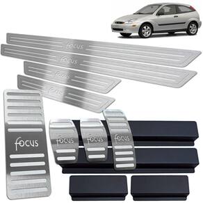 Soleira Descanso Pedaleira Ford Focus 2000 A 2008 Prata