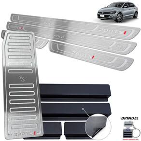 Soleiras Com Vinil + Descanso Polo 200 Tsi 18/2020 Prata BR