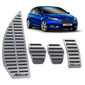 Descanso + Pedaleiras Focus 2014/2018 Manual Preto