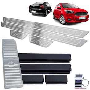 Soleiras + Vinil Descanso Ford Ka 2014/2020 Prata