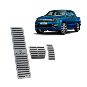 Descanso + Pedaleiras Automático Amarok V6 2010/2019 Preto